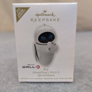 2013 Hallmark Keepsake Limited Ed Eve Disney Pixar WALL E Christmas Ornament